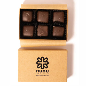 Nunu Chocolates Salt Caramels 6 Piece - BKLYN Larder