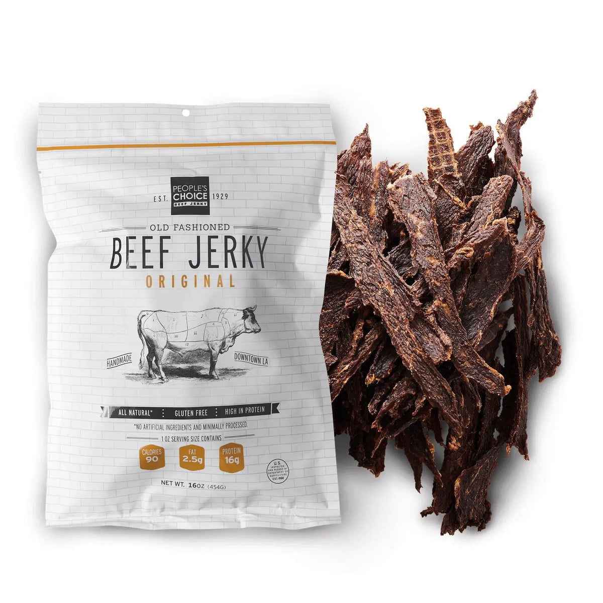 People's Choice Beef Jerky Old Fashioned - BKLYN Larder