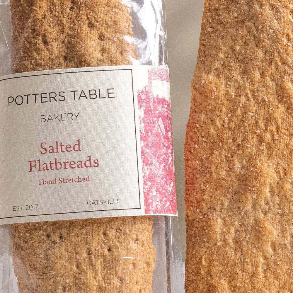 Potter's Table Flatbreads Salted Olive Oil - BKLYN Larder