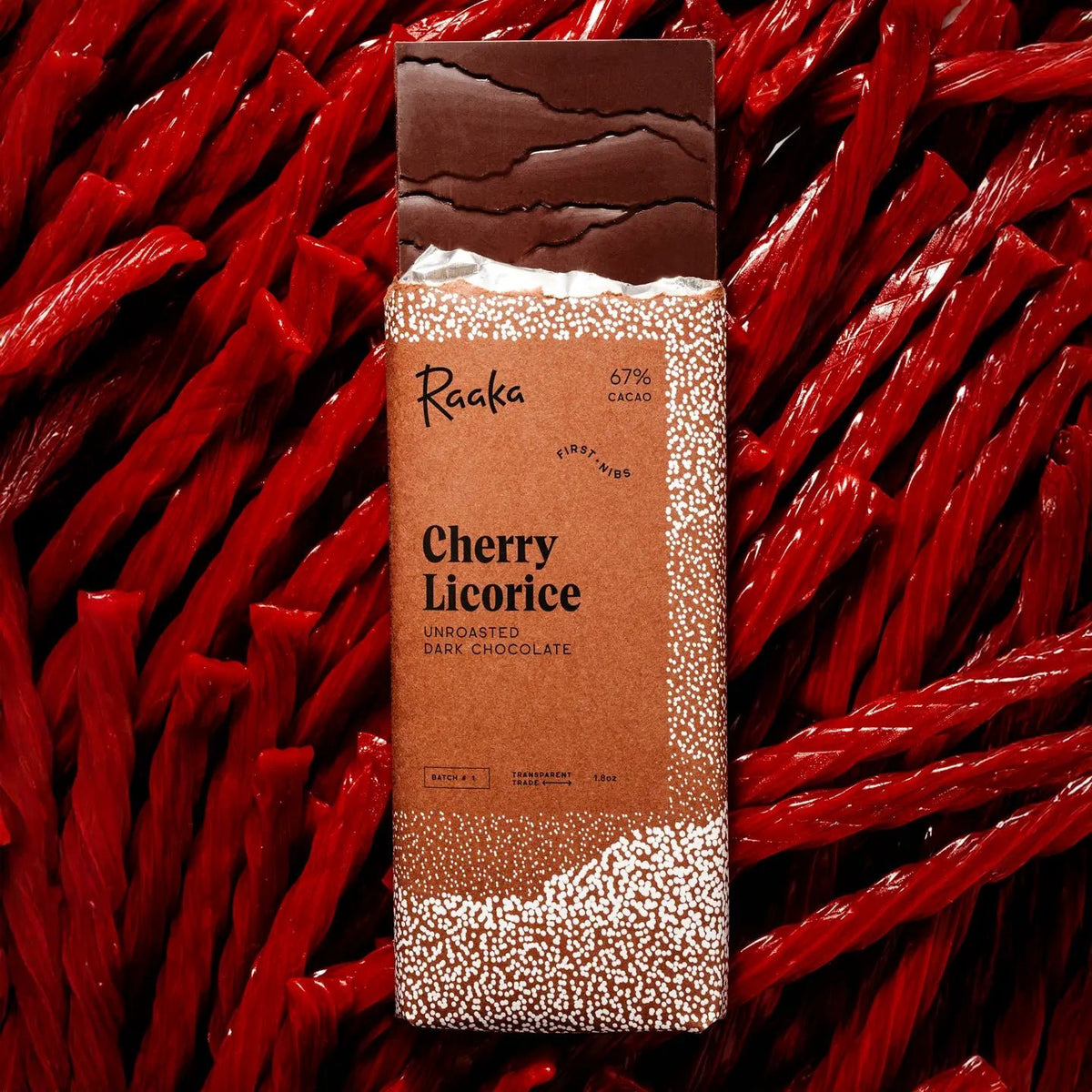 Raaka Chocolate Limited Edition - Cherry Licorice 67% - BKLYN Larder