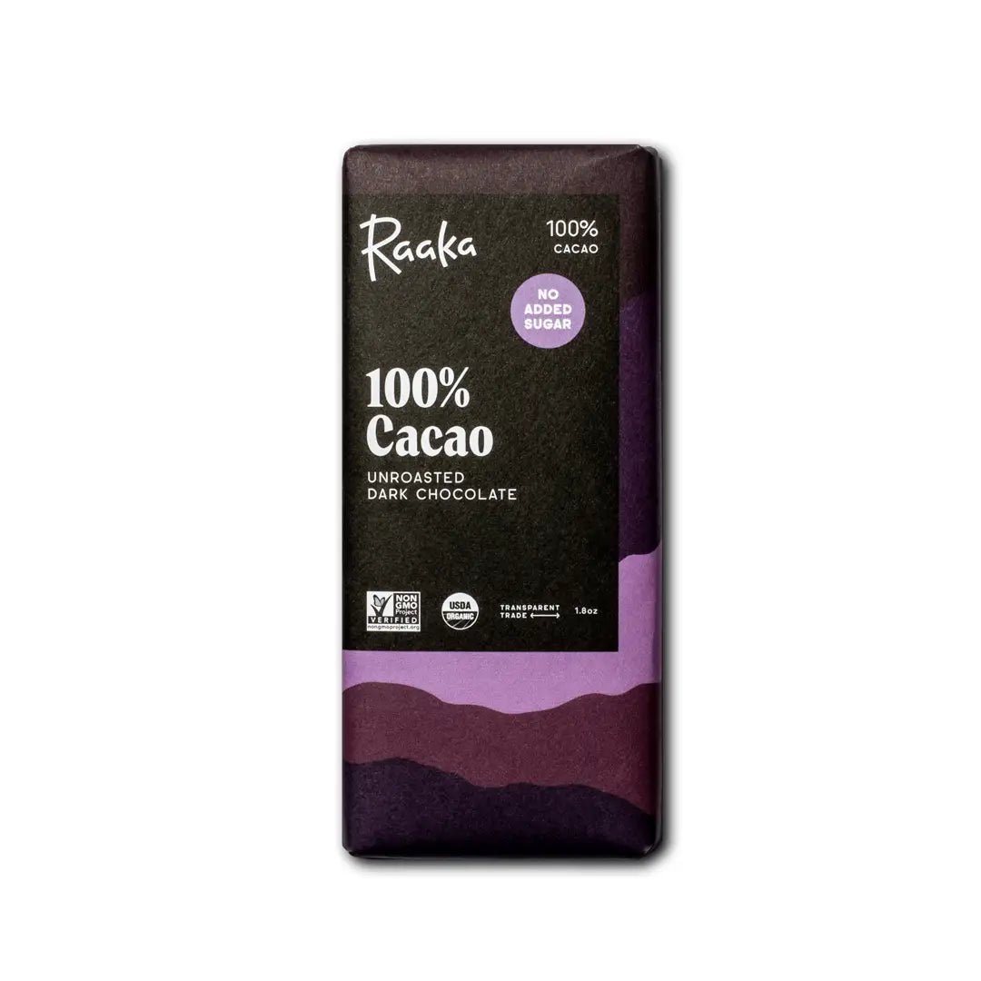Raaka Chocolate Raaka 100% Cacao - BKLYN Larder