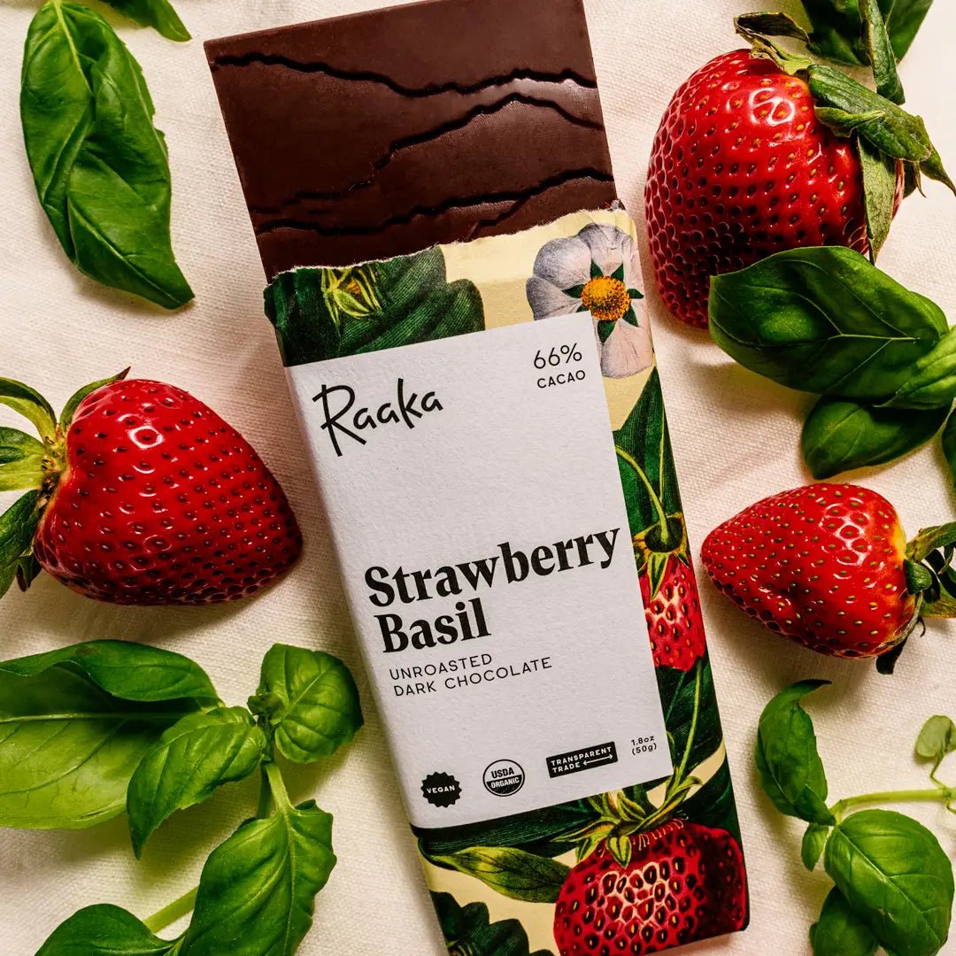 Raaka Holiday Chocolate Bars Rose Cardamom - BKLYN Larder