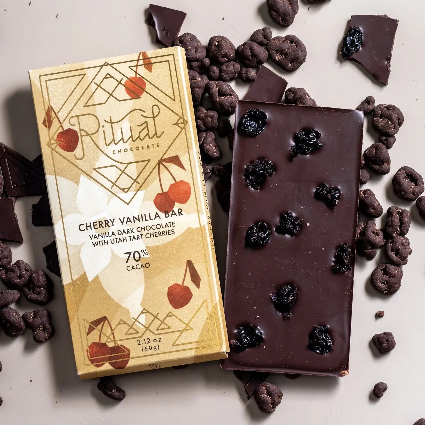 Ritual Chocolate Bar Ritual Apres Champagne Raspberry 70% - BKLYN Larder