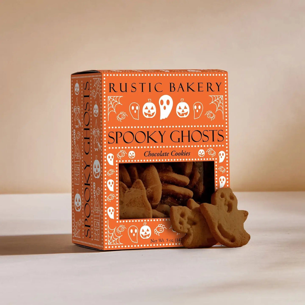 Rustic Bakery Holiday Cookies Spooky Ghosts Chocolate - BKLYN Larder