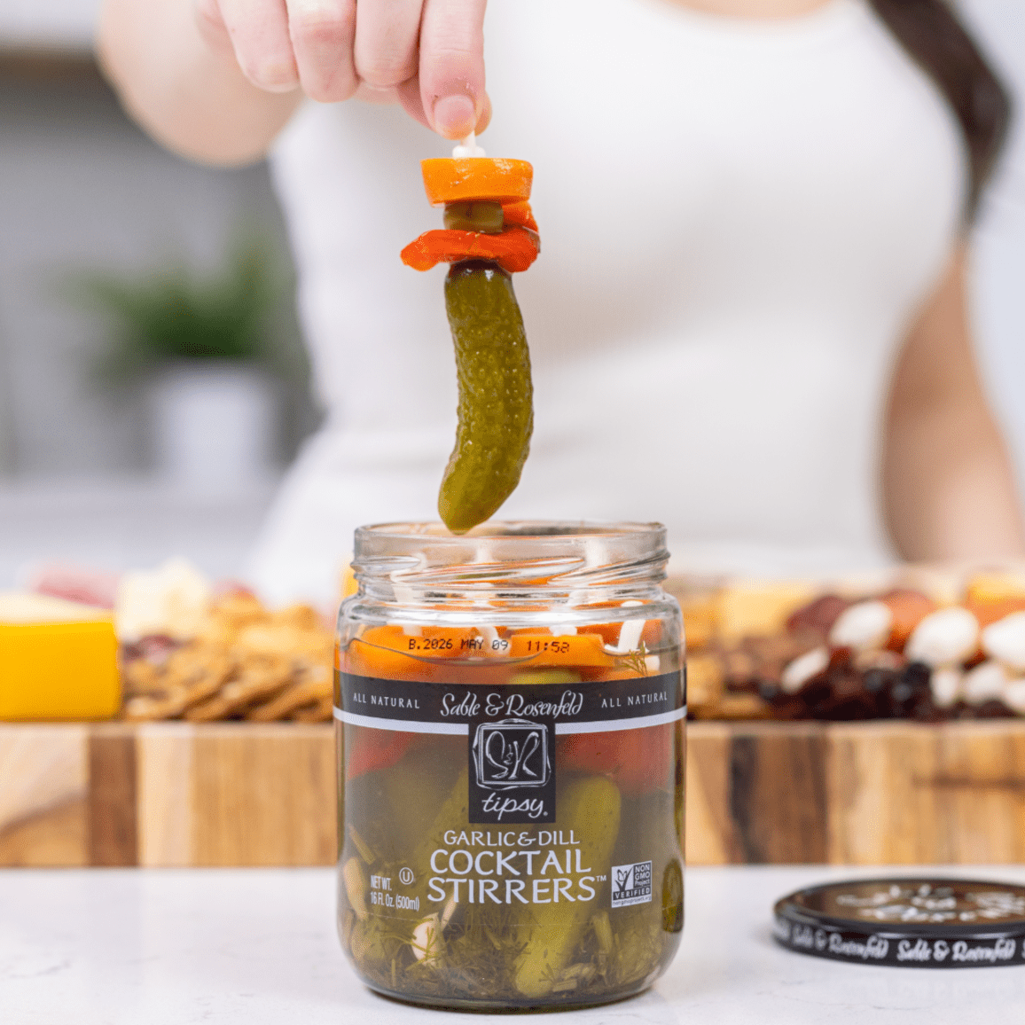 Sable & Rosenfeld Tipsy Cocktail Stirrers Sweet & Spicy Baby Carrots - BKLYN Larder