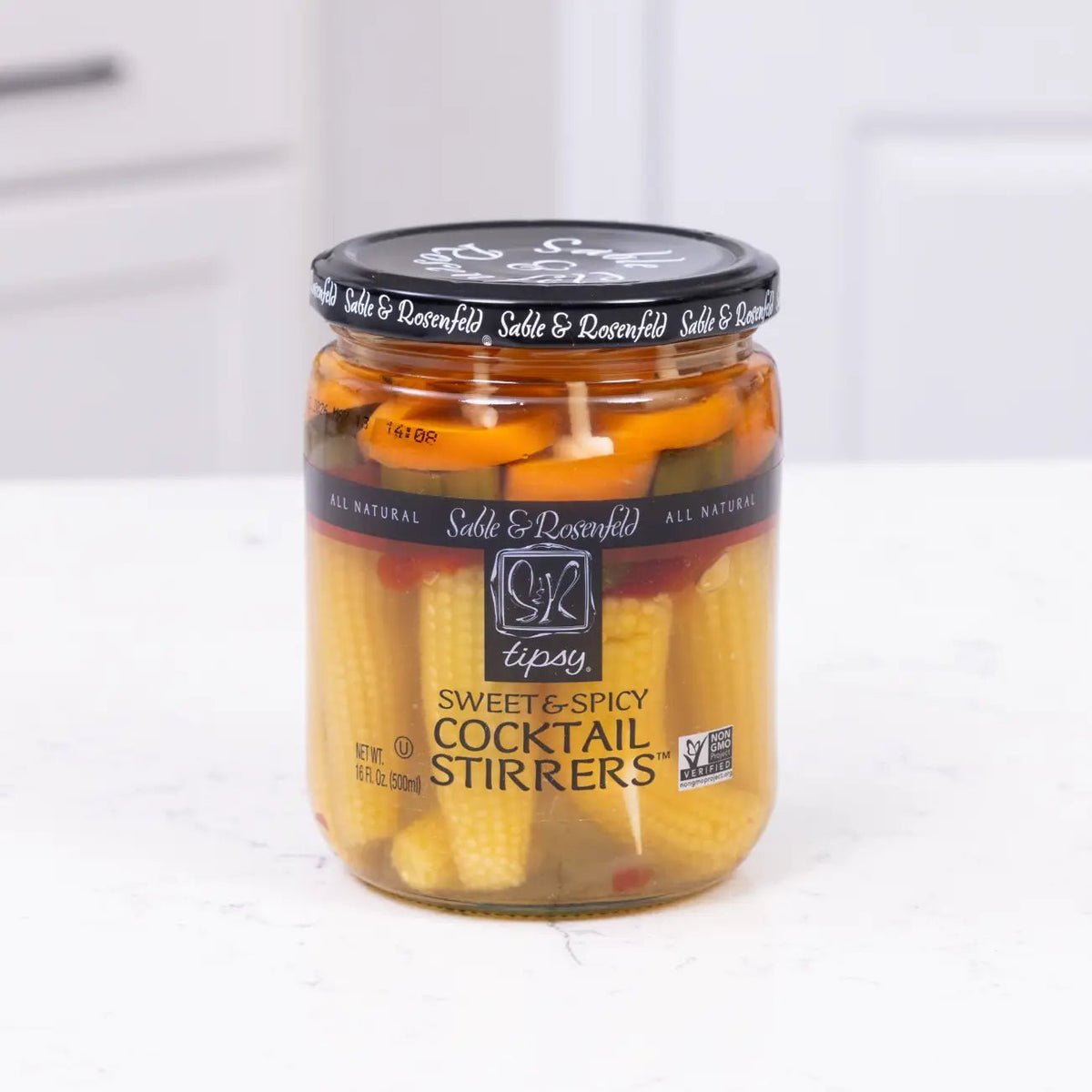 Sable & Rosenfeld Tipsy Cocktail Stirrers Sweet & Spicy Baby Carrots - BKLYN Larder
