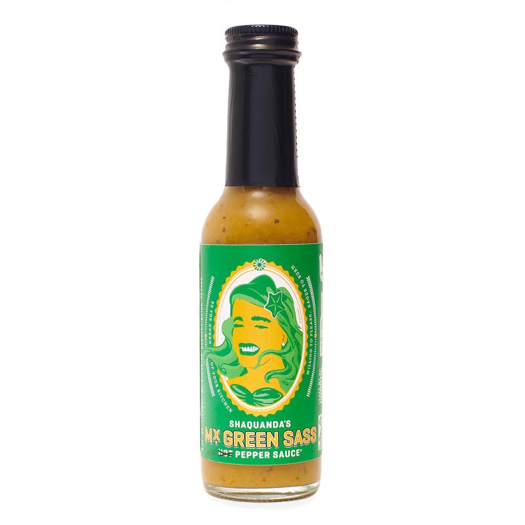 Shaquanda Will Feed You Hot Sauce Mx. Green Sass - BKLYN Larder