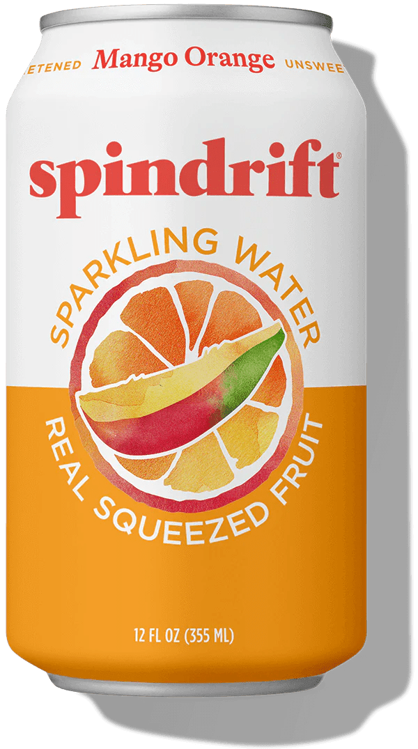 Spindrift Sparkling Water Mango Orange - BKLYN Larder