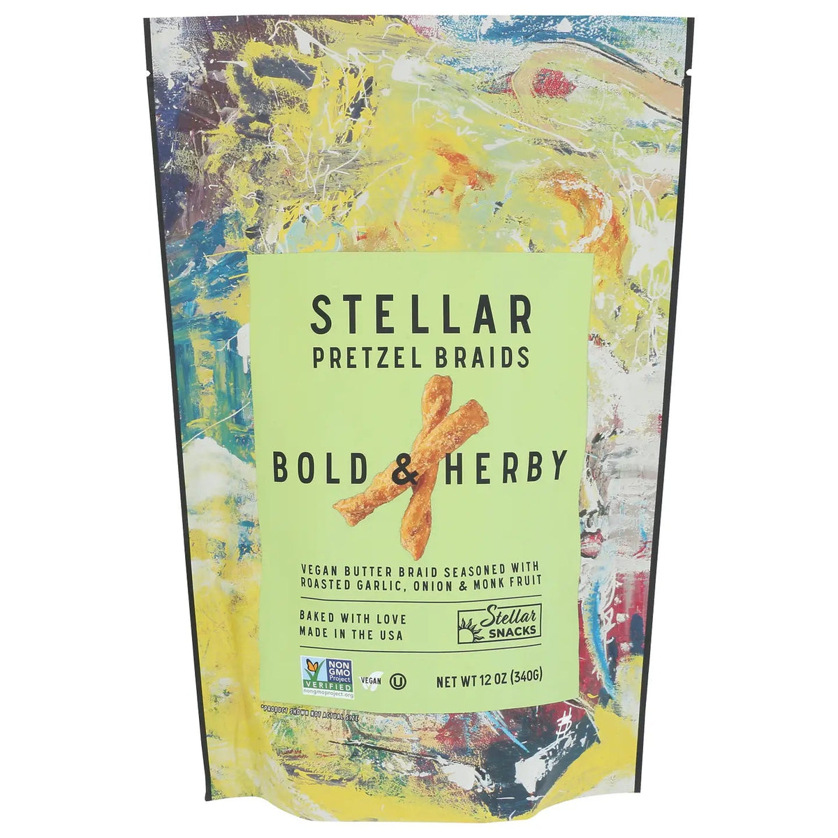 Stellar Pretzels Bold and Herby 12oz - BKLYN Larder