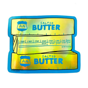 Stickers! Holographic Butter - BKLYN Larder
