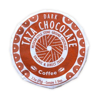 Taza Chocolate Bars Taza Mexicano Coffee 55% - BKLYN Larder