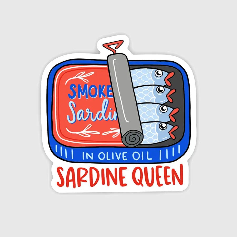 Tinned Fish Stickers! Sardine Queen - BKLYN Larder