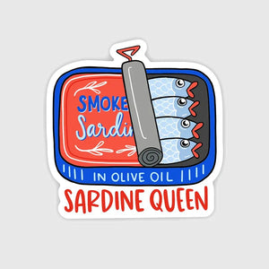 Tinned Fish Stickers! Sardine Queen - BKLYN Larder