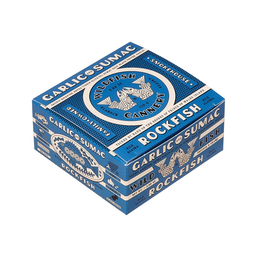 Wildfish Cannery Tinned Fish Rockfish with Garlic and Sumac (Limited) - BKLYN Larder