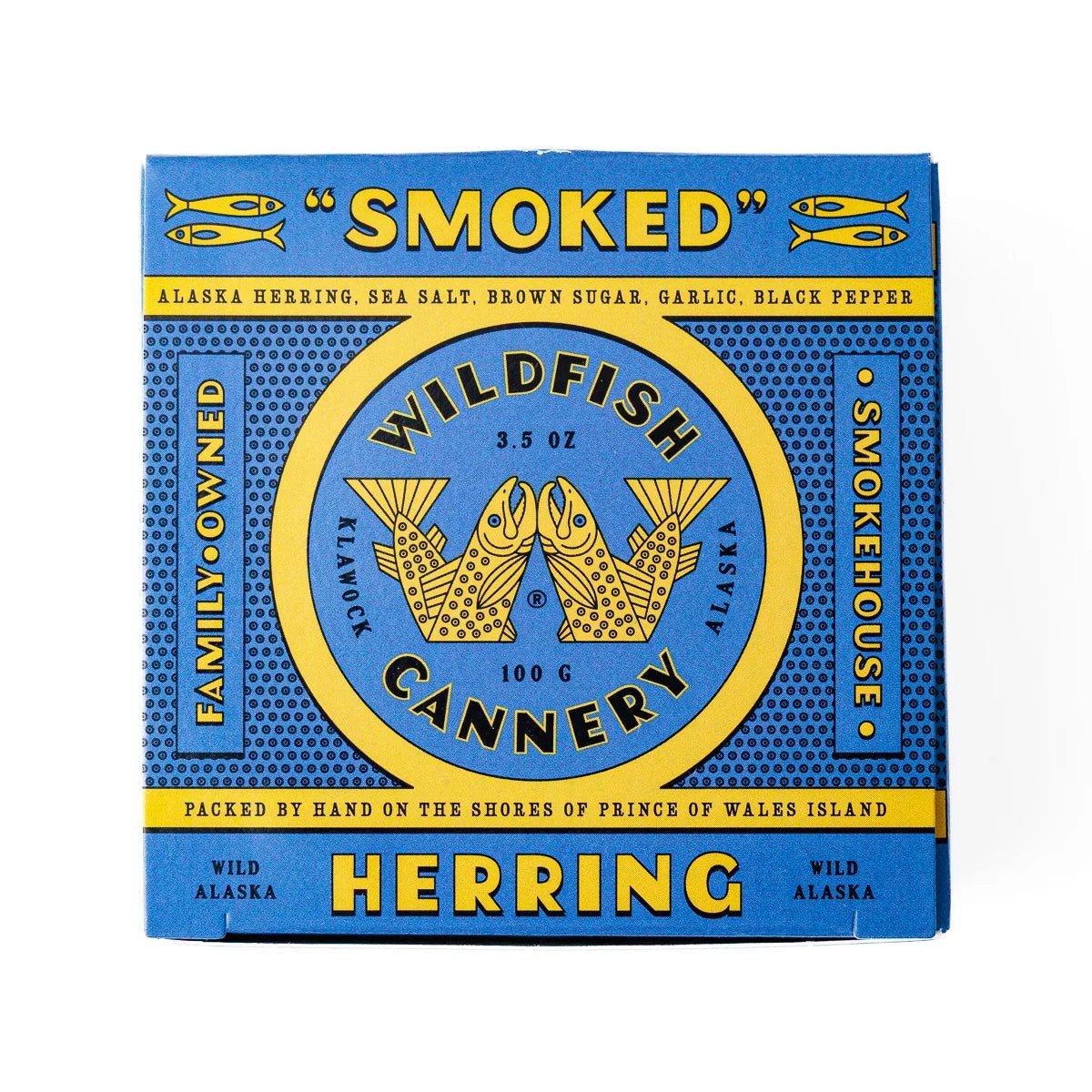 Wildfish Cannery Tinned Fish Smoked Herring - BKLYN Larder
