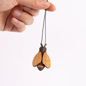 Wooden Ornaments Bee - BKLYN Larder