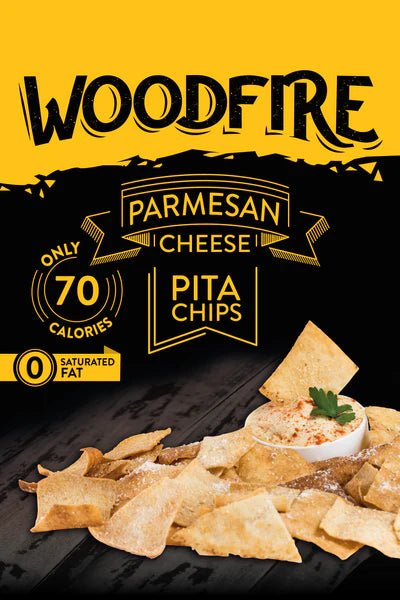 Woodfire Pita Chips Parmesan Garlic - BKLYN Larder