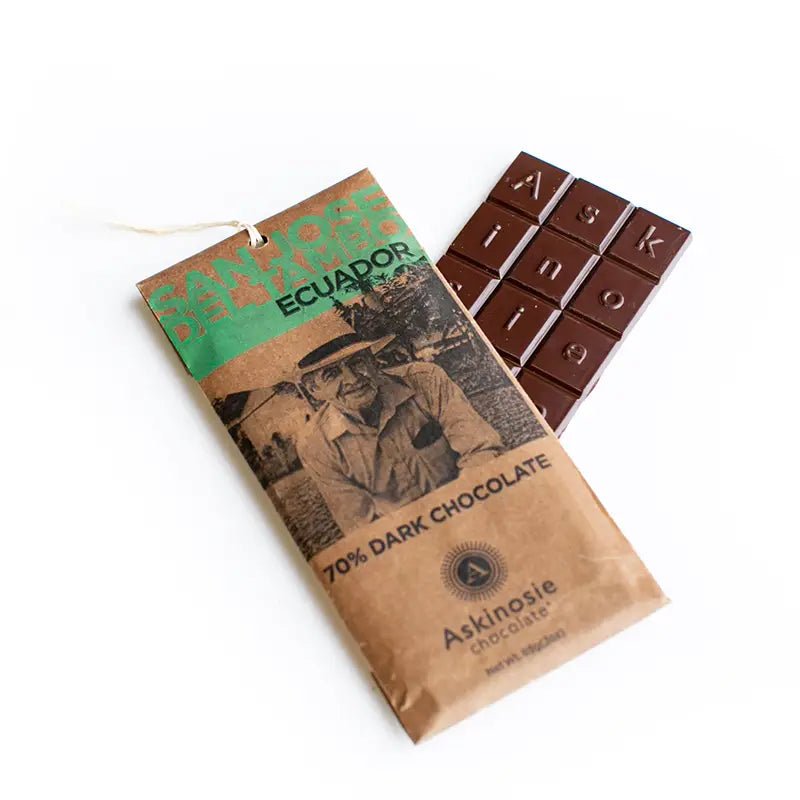 Askinosie Chocolate 70% Del Tambo Ecuador Dark Chocolate Bar - BKLYN Larder