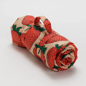 Baggu Picnic Blanket Puffy Strawberry Picnic Blanket - BKLYN Larder