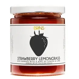 BRINS Large Jam Strawberry Lemongrass - BKLYN Larder