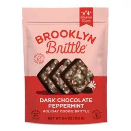 Brooklyn Brittle Holiday Flavors Dark Chocolate Peppermint - BKLYN Larder