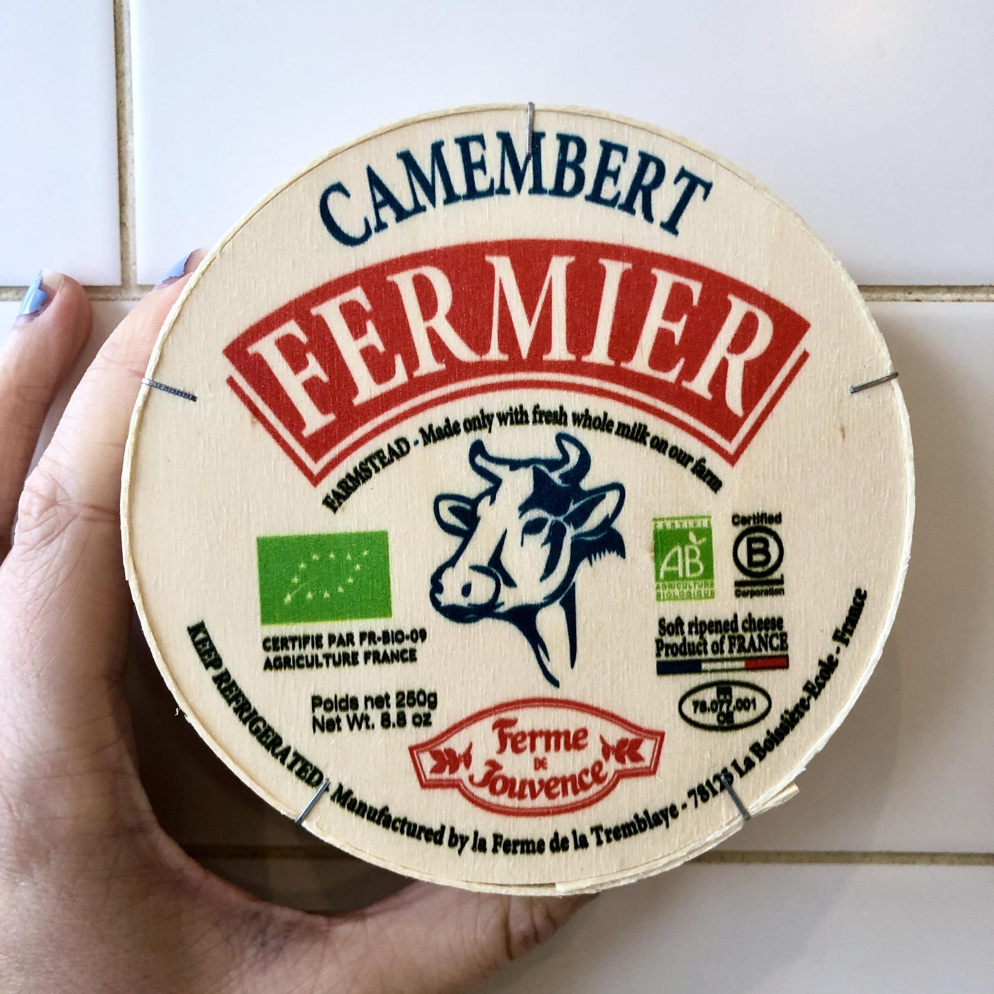 Camembert Fermier de Tremblaye 1/2 piece - BKLYN Larder