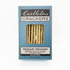 Castleton Crackers Toasted Sesame graham - BKLYN Larder