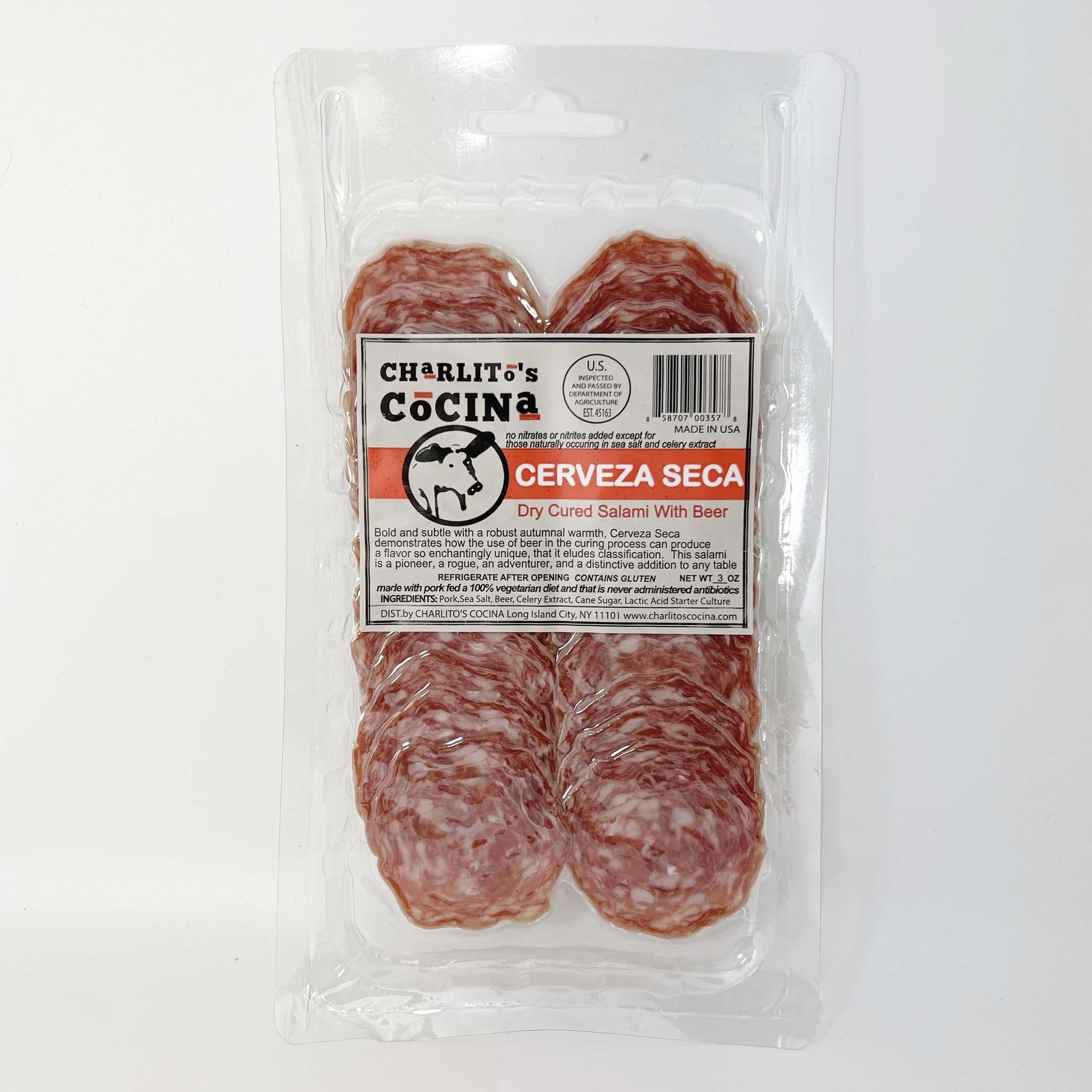Charlito’s Cocina Campo Seco - Dry Cured Country-Style Salamis- 16 x 5oz main image 0