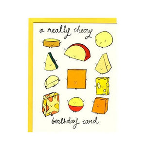 Cheesy Birthday Greeting Cards A Really Cheesy Birthday - BKLYN Larder