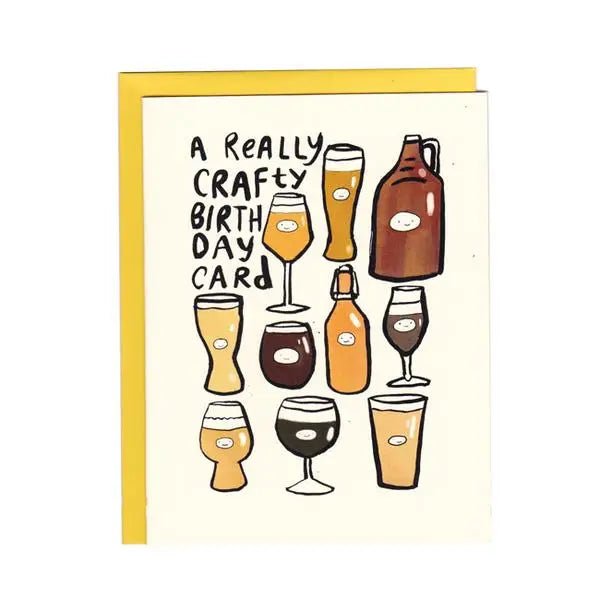 Cheesy Birthday Greeting Cards A Really Crafty Birthday - BKLYN Larder