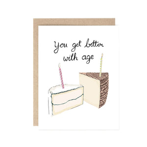 Cheesy Birthday Greeting Cards You Get Better with Age - BKLYN Larder