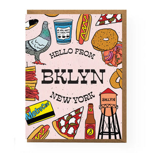 Cheesy Greeting Cards Hello From BKLYN - BKLYN Larder