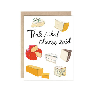 Cheesy Greeting Cards That's What Cheese Said - BKLYN Larder