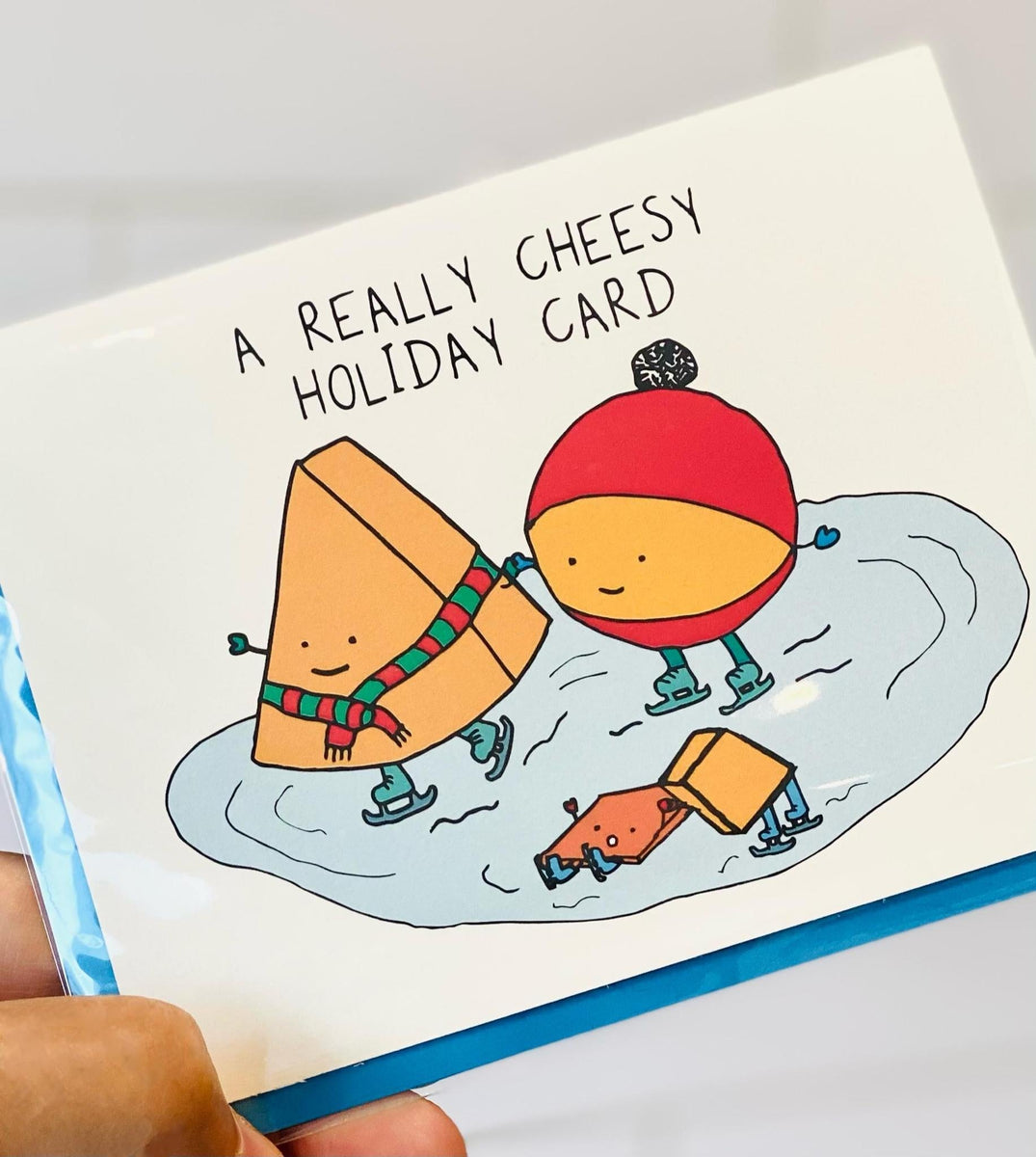 Cheesy Holiday Greeting Cards A Really Cheesy Holiday - BKLYN Larder