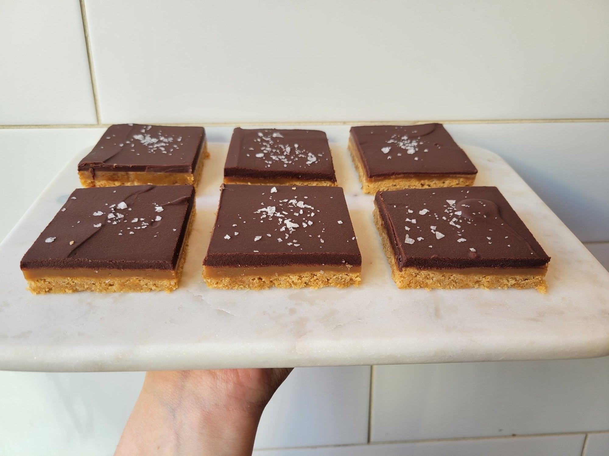 Chocolate Caramel Squares by the Dozen | Catering - BKLYN Larder