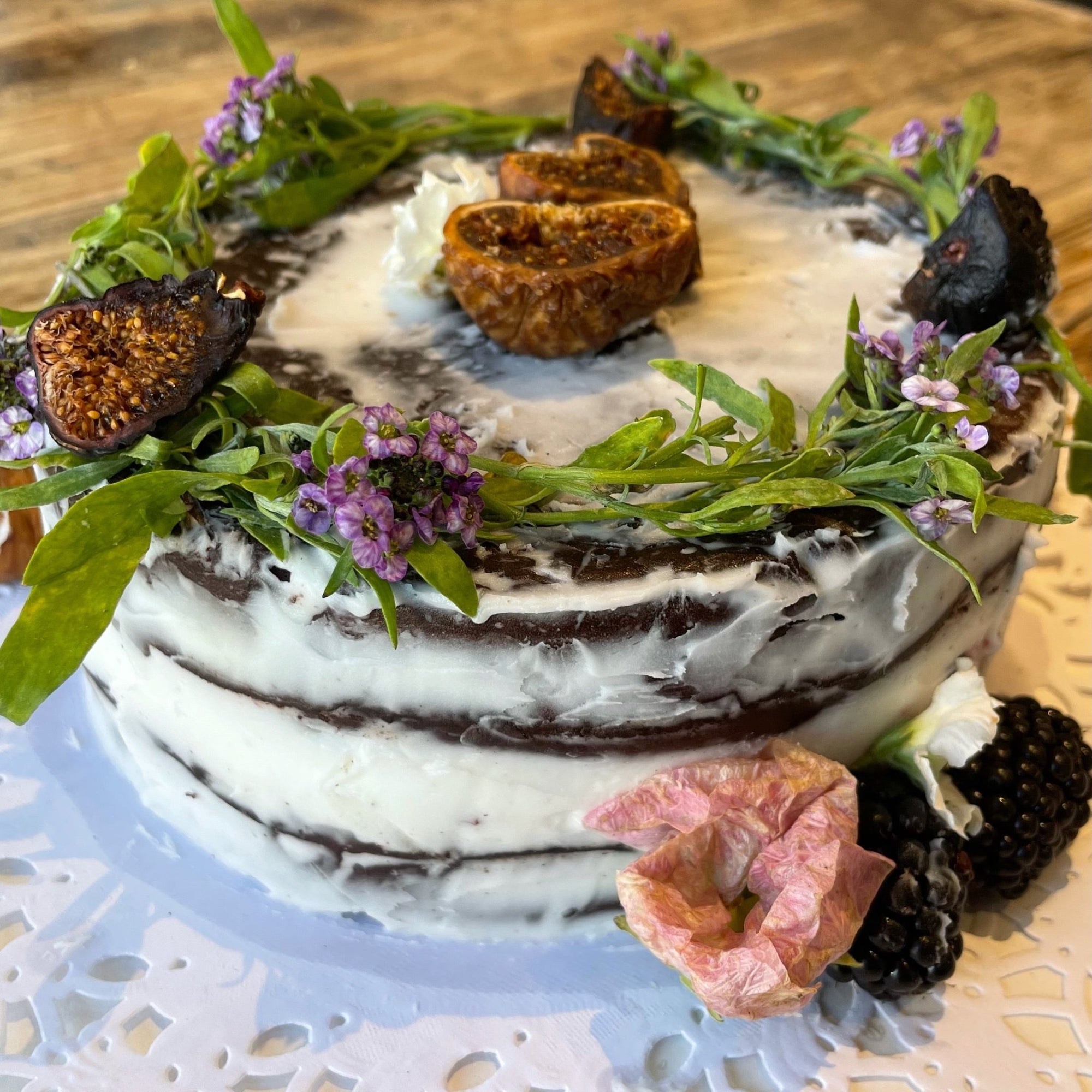 Chocolate Fig Cake | Catering - BKLYN Larder