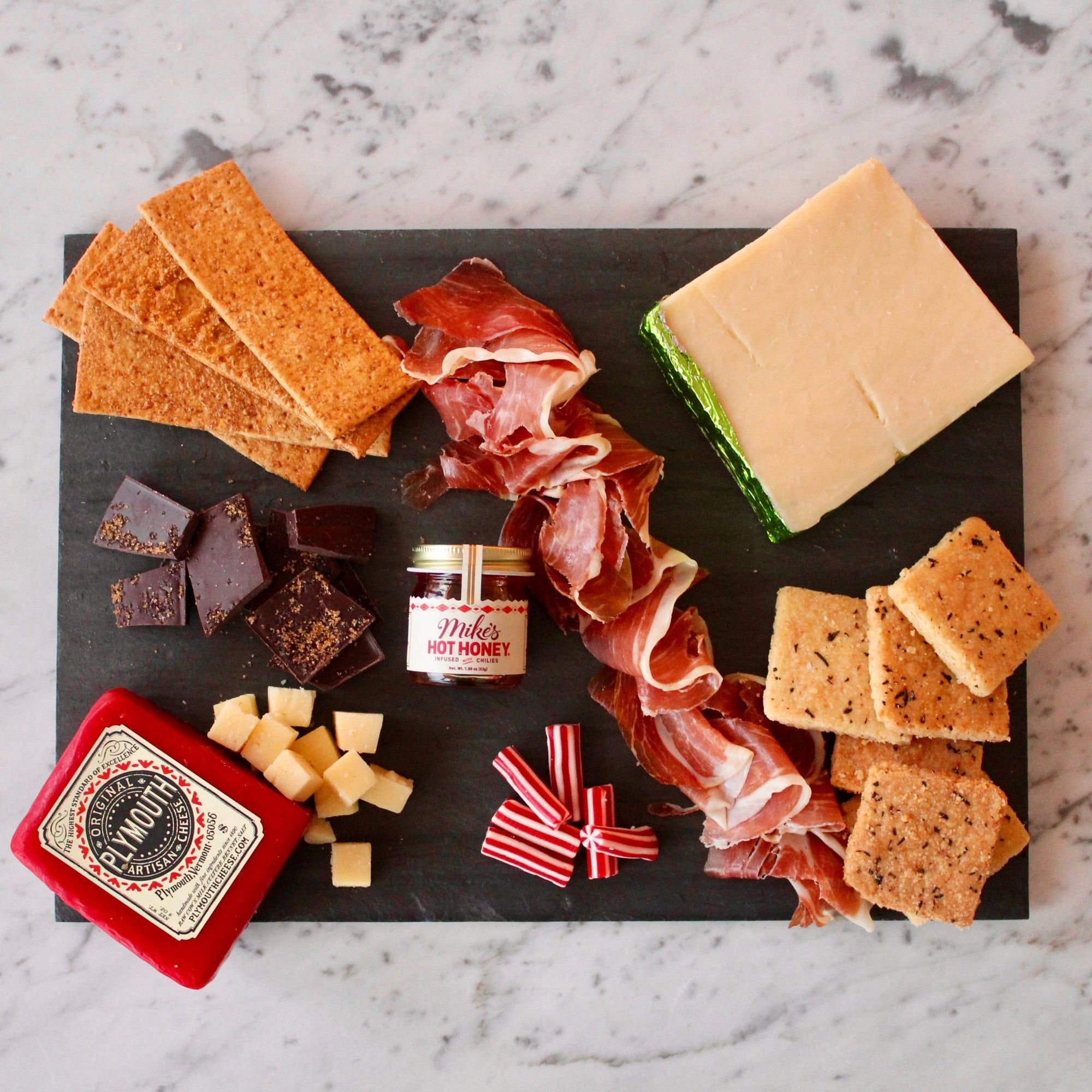 Christmas Cheese and Charcuterie Gift Basket