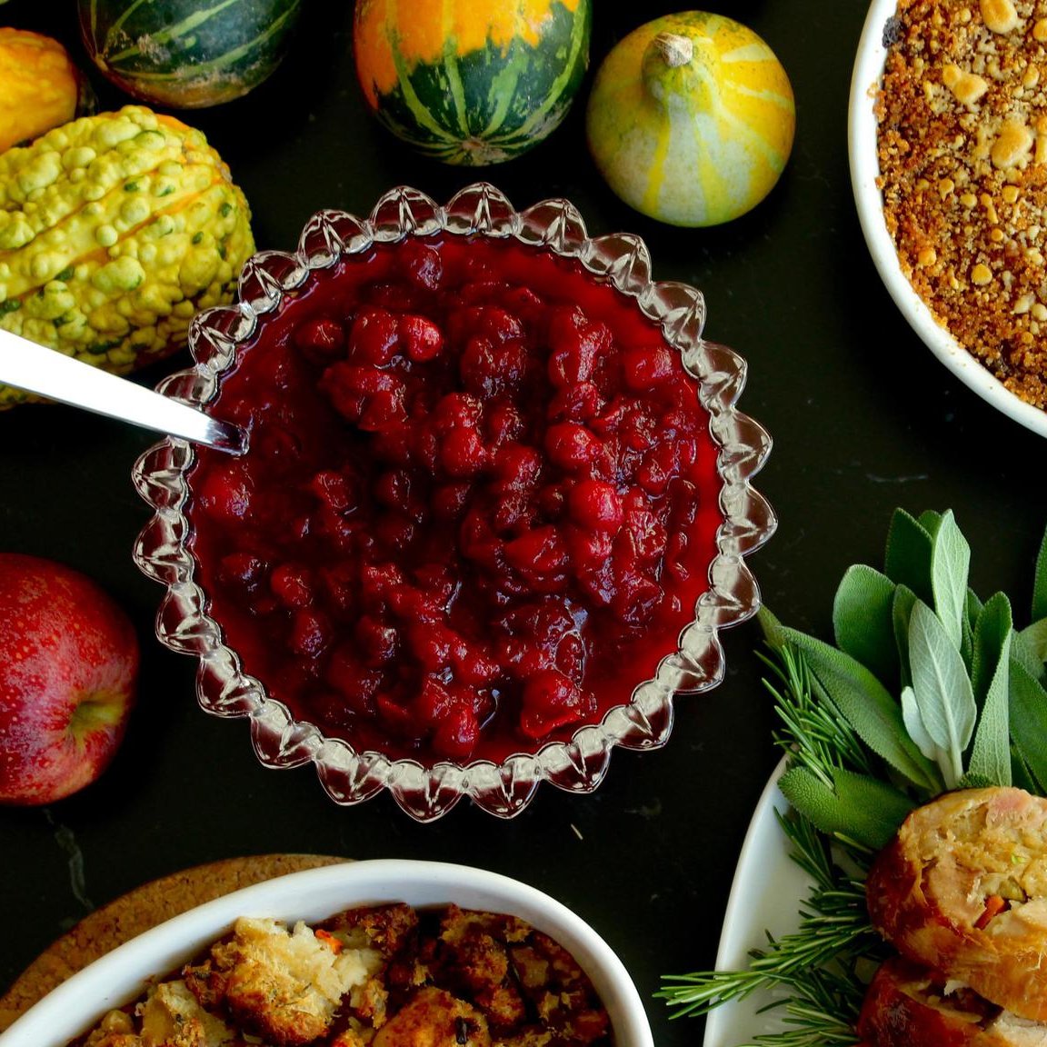Thanksgiving Condiments Cranberry Sauce | Thanksgiving Catering