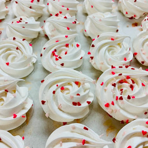 Delicé Glacé Meringues Valentine's Rosettes - BKLYN Larder