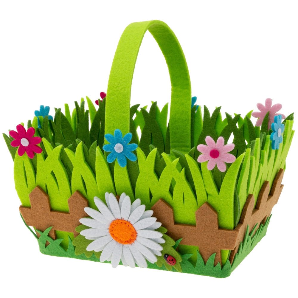 Easter Baskets White Daisy Easter Basket - BKLYN Larder