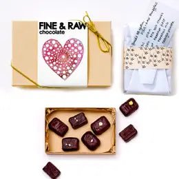 Fine & Raw Chocolate Mixed Truffle Box - 8 pieces - BKLYN Larder