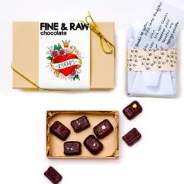 Fine & Raw Chocolate Mixed Truffle Box - 8 pieces - BKLYN Larder