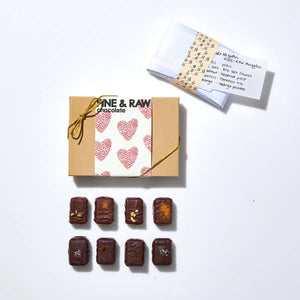 Fine & Raw Holiday Chocolate Valentine's Truffle Box - BKLYN Larder