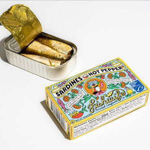 Fishwife Tinned Fish Sardines with Hot Pepper - BKLYN Larder