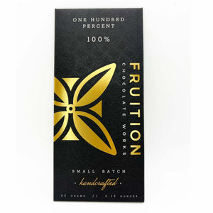 Fruition Chocolate Bars One Hundred Percent - BKLYN Larder
