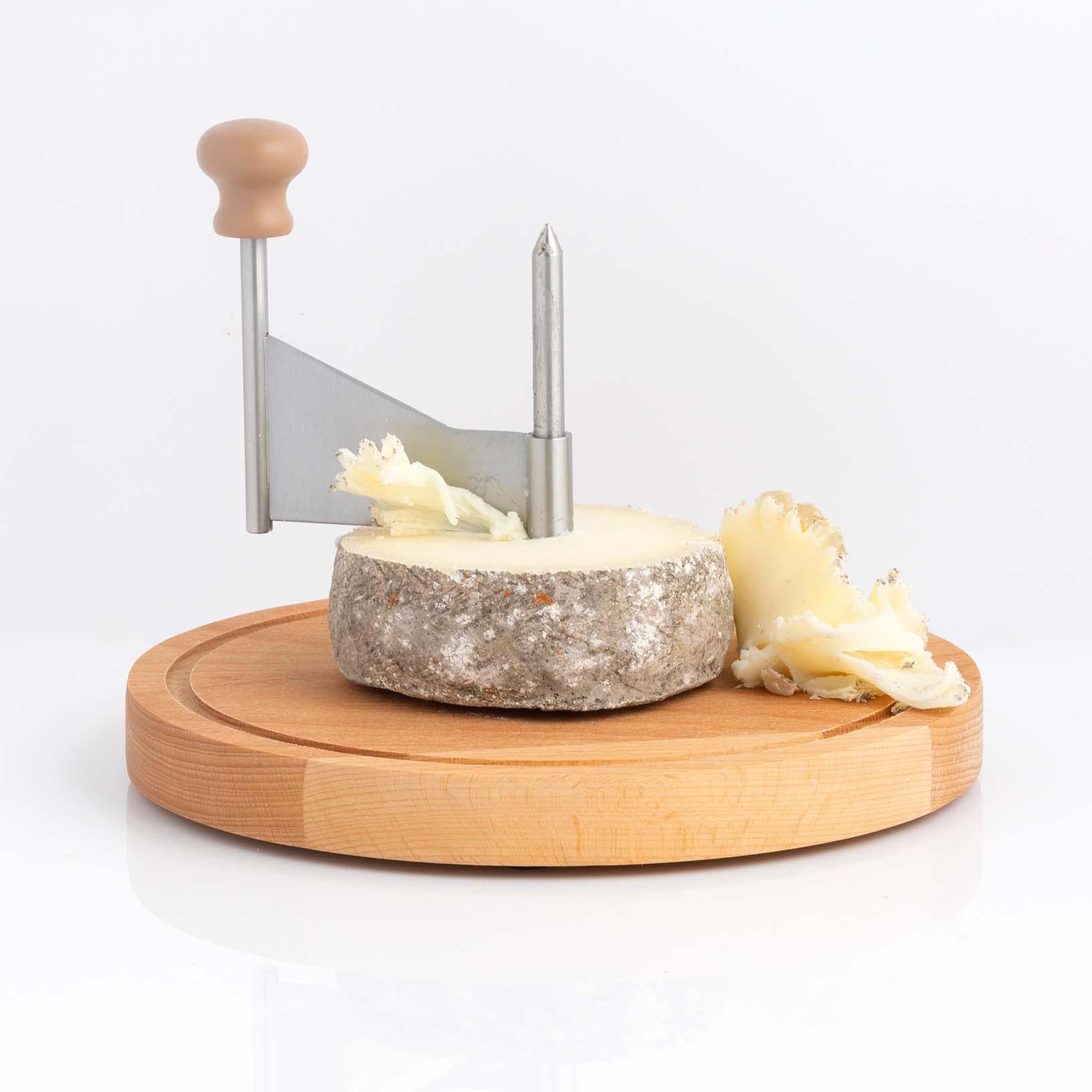  Girolle Cheese Shaver, Girolle Cheese Curler, Girolle Cheese  Flower Shaver, Cheese Curler Stainless Steel Cheese Curler Wheel, Wooden  Cheese Curler for Cheese or Chocolate Shaver for Hard Cheese (1): Home 