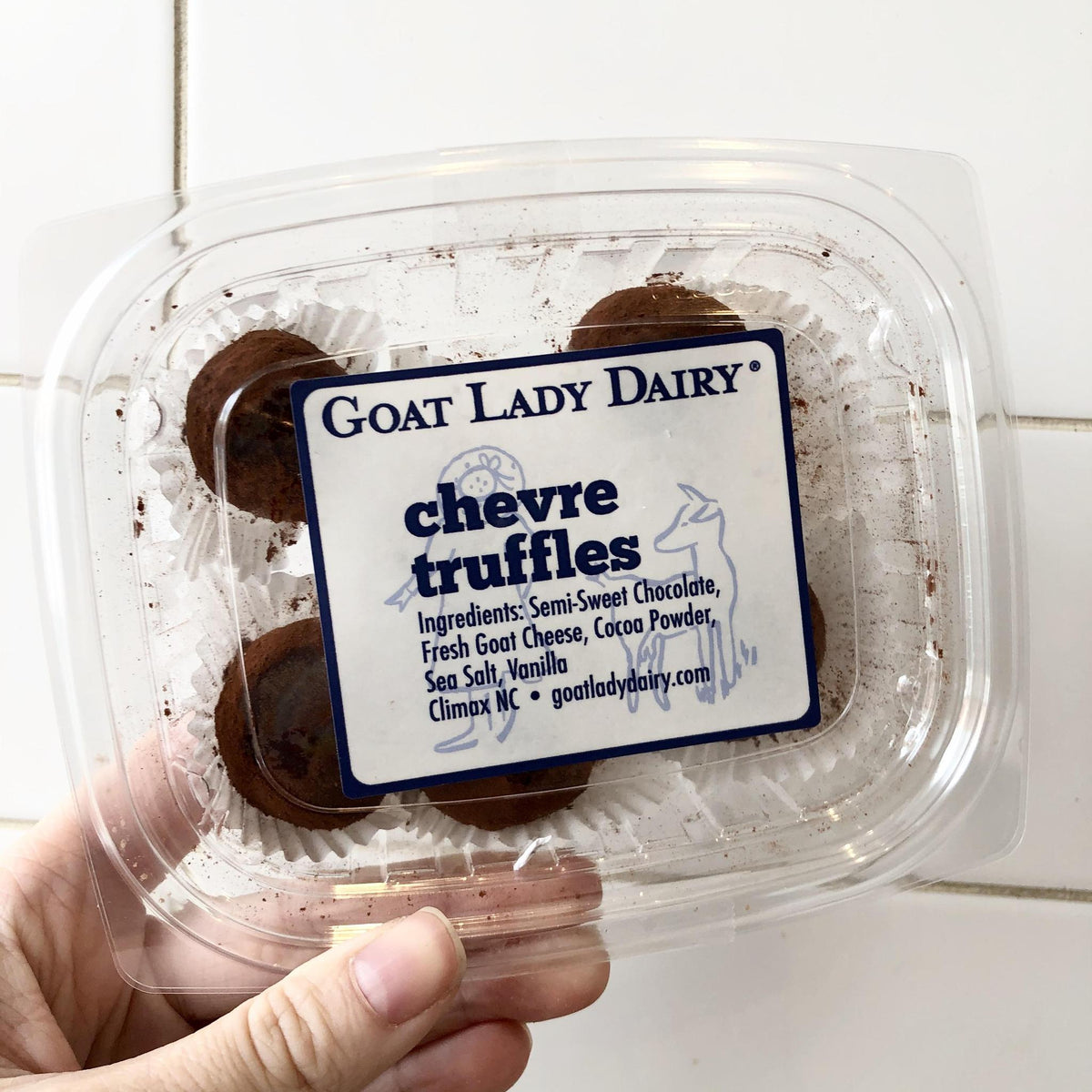 Goat Cheese Truffles Box of 6 - BKLYN Larder