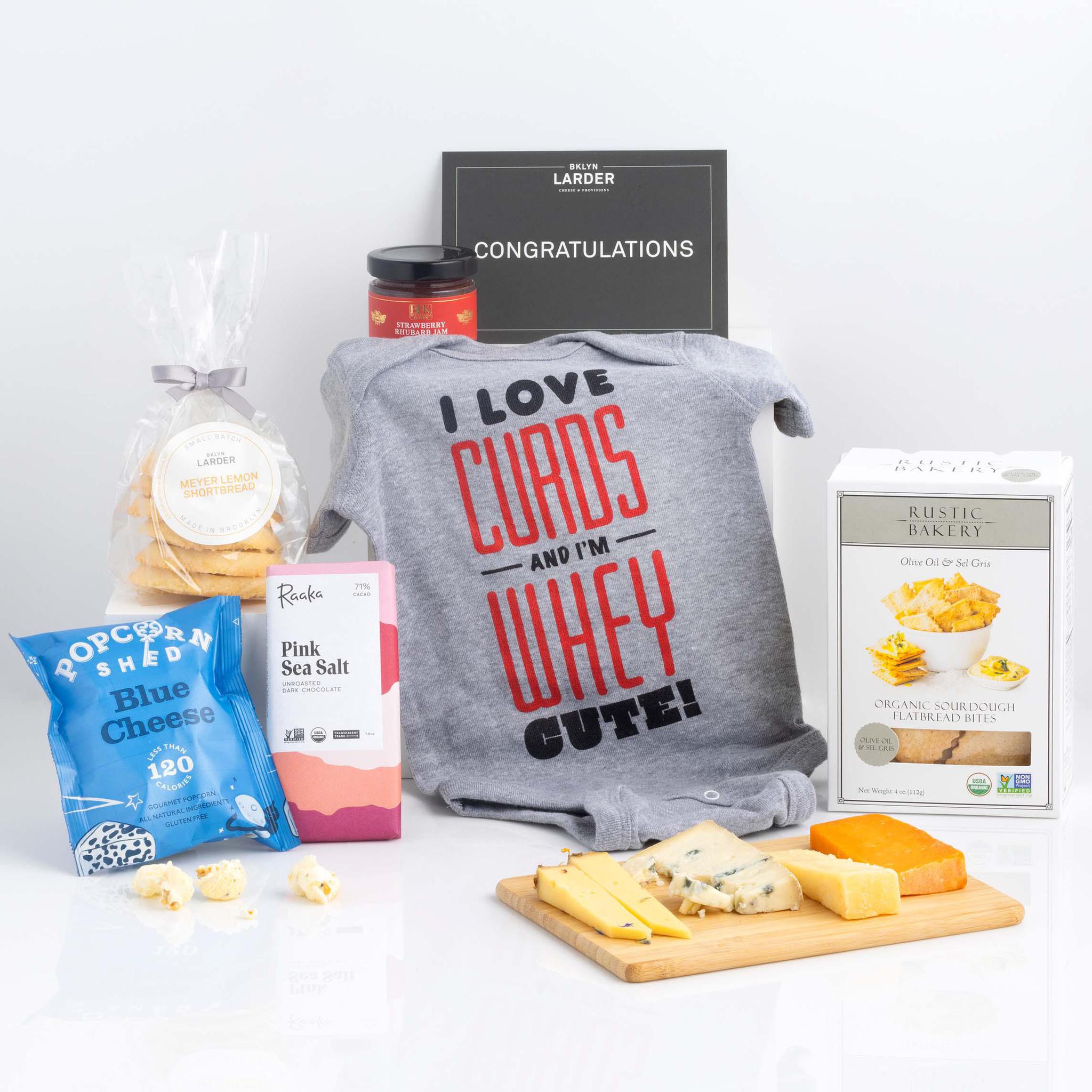 Happy New Baby Gift Basket - BKLYN Larder Cheese & Provisions