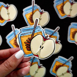 Holiday Food Stickers! Rosh Hashanah Apple + Honey - BKLYN Larder