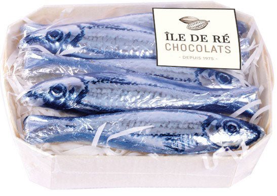 Ile de Re Chocolate Fish Milk Chocolate Sardines - BKLYN Larder